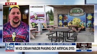 King Cone Ice Cream owner reveals why the company decided to phase out artificial dyes - Fox News