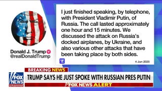 BREAKING: Trump, Putin spoke for over an hour as Russia plans to respond to Ukraine's attack - Fox News