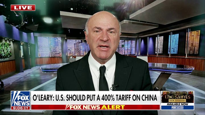 Kevin O’Leary sounds off as U.S.-China tariffs escalate