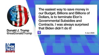 Trump and Elon's war of words