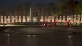 Dirt bikes, ATVs driven around World War II memorial in Washington, DC: video