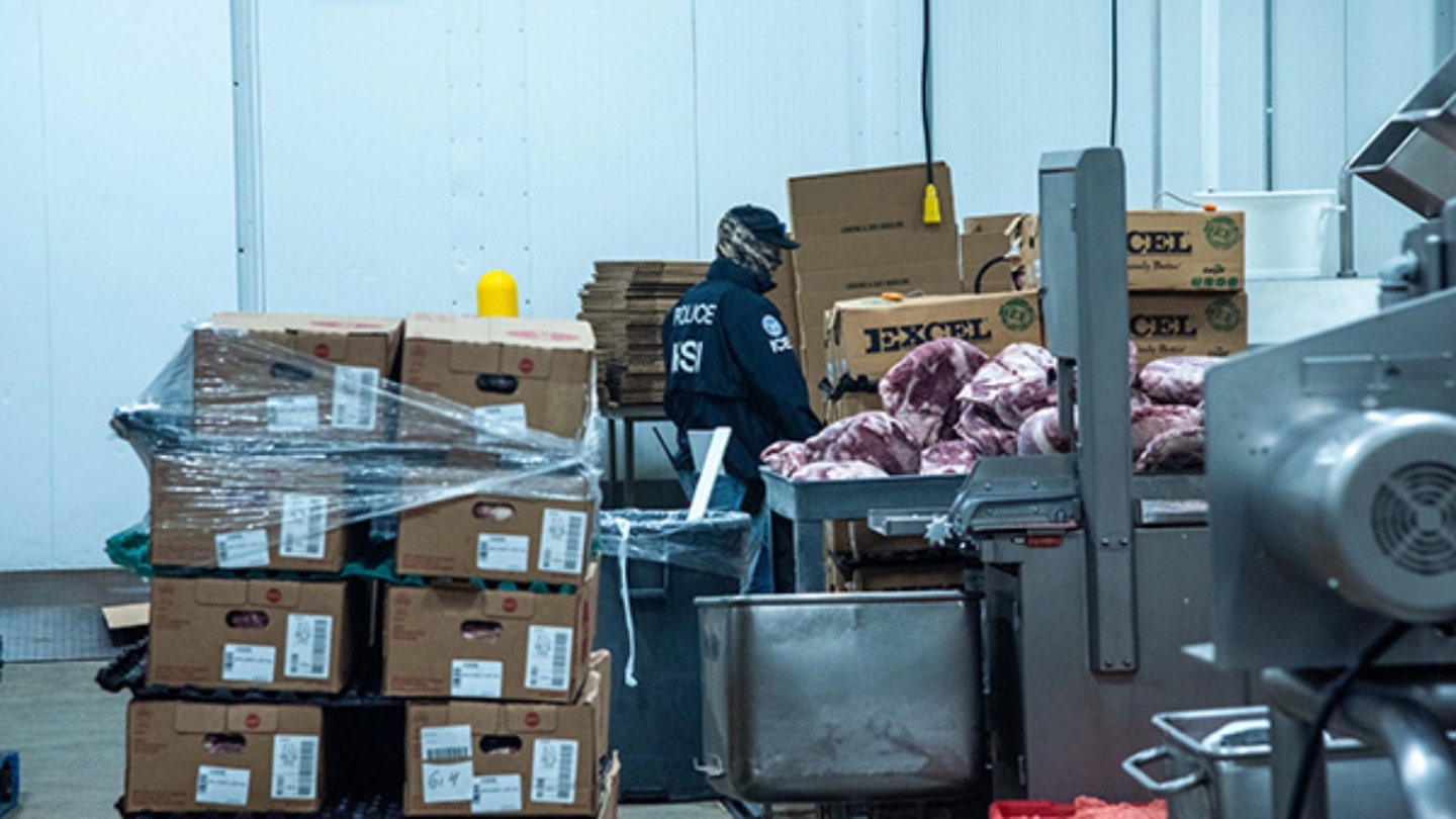 ICE officers assaulted during raid that nabbed 70 illegal immigrants at meat plant: DHS