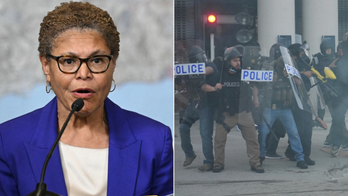 Mayor Bass blames Trump's ICE raids for starting riots while claiming 'things in LA are calm'